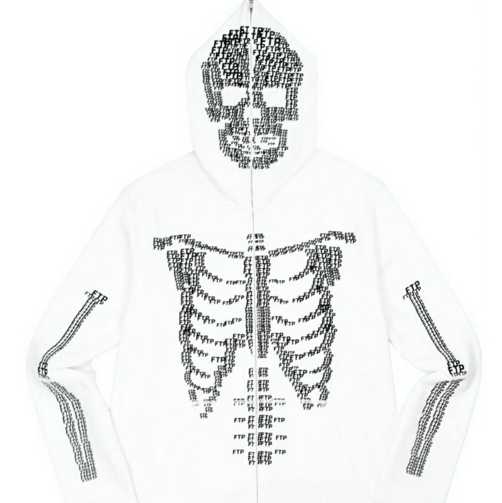 FTP - Skull Hoodie (Full Zip) - Size Medium